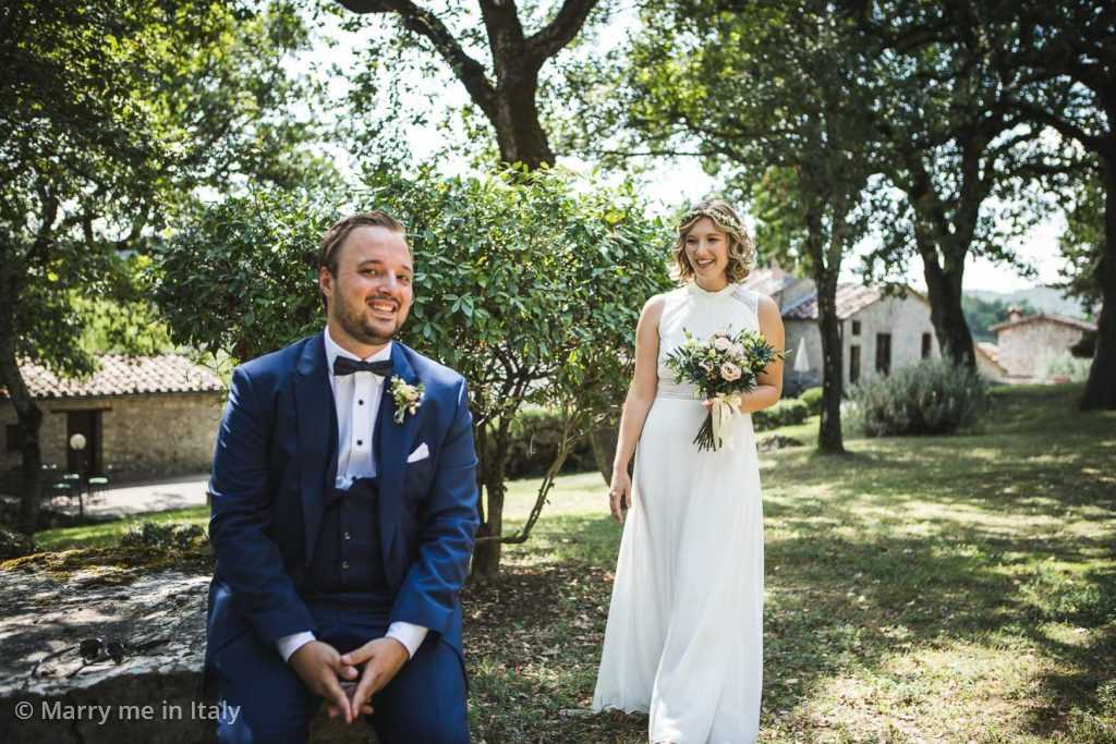 Toskana Hochzeit in den Weinbergen