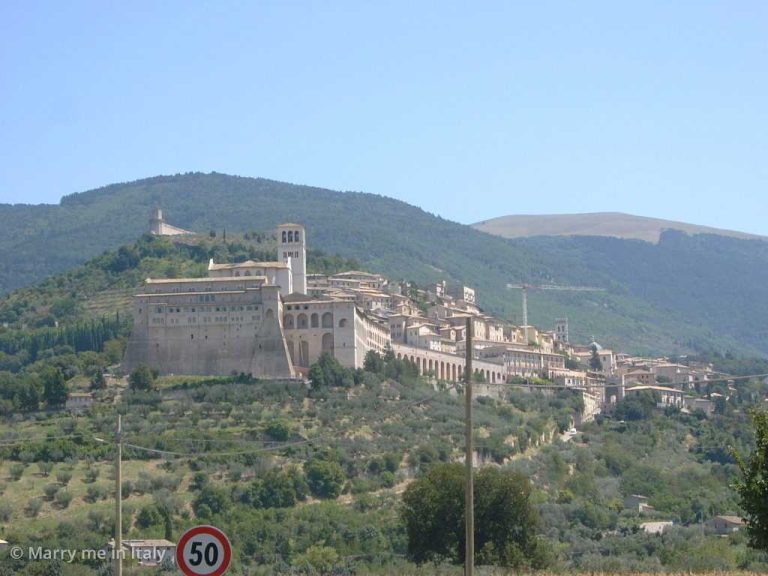 Aussicht auf Assisi