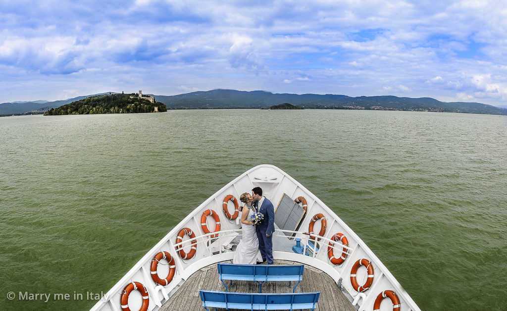 Cortona - Bootstour über den Trasimeno See
