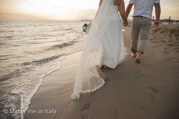 Hochzeit am Strand - Romantischer Spaziergang