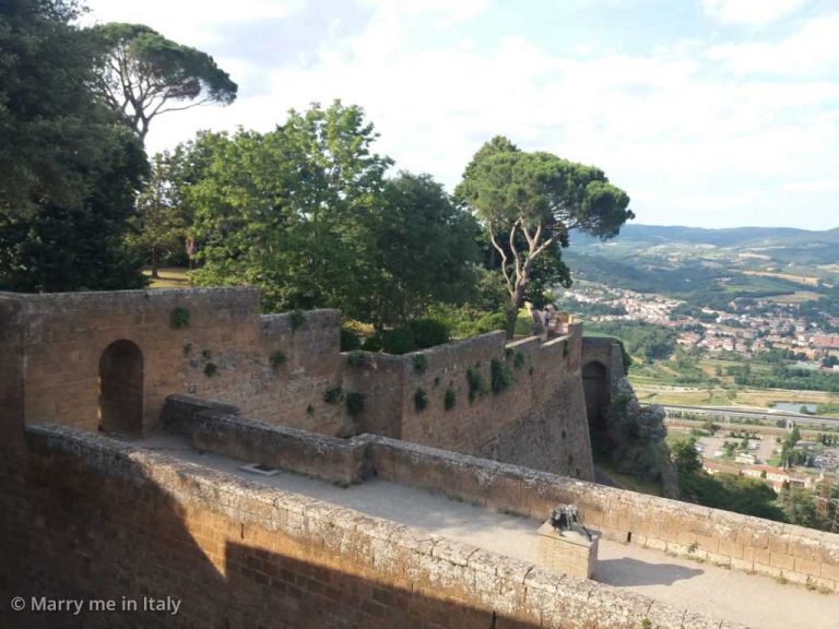 Orvieto - Aussicht von der Stadtmauer