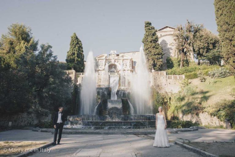 Romantische Fotos in Villa d'Este