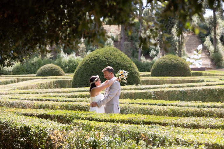 Brautpaarshooting im italienischen Garten